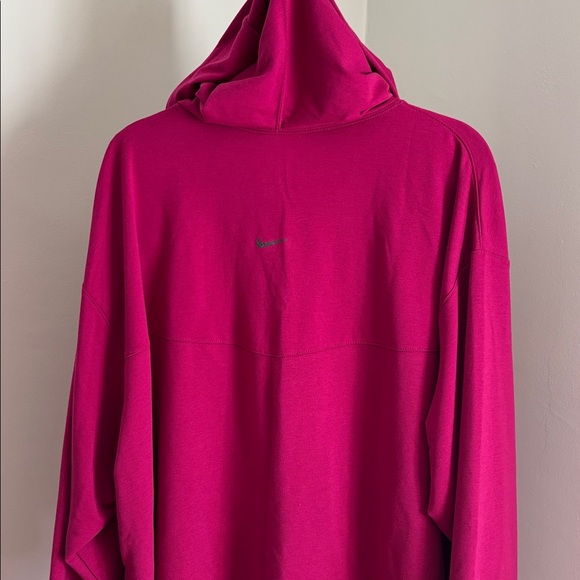 Nike Yoga Dry-FIT Women's Plus Size Hoodie Dynamic Berry Size 3XL - Picture 5 of 9